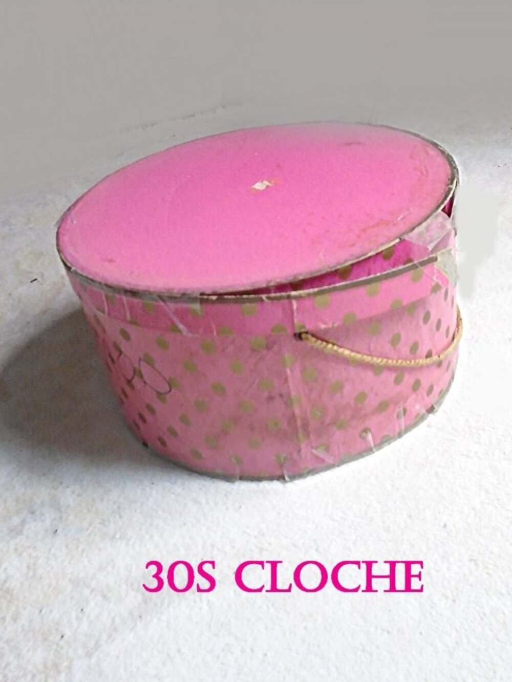 Vintage Cloche Hat + HATBOX Deluxe Velour Fur Felt Jazz Age Flapper - Picture 10 of 11